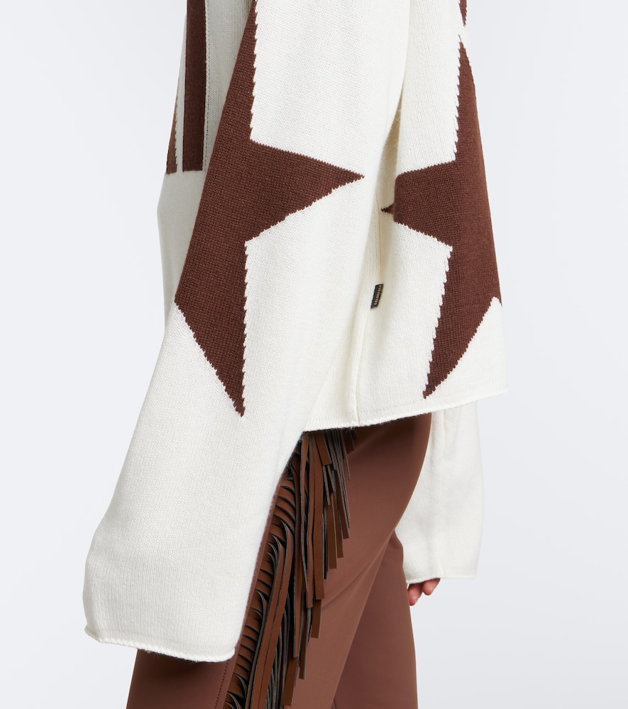 Intarsia Wool-Blend Turtleneck Sweater