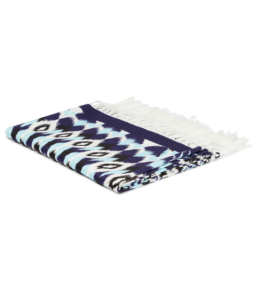 Valentino Printed cotton beach towel