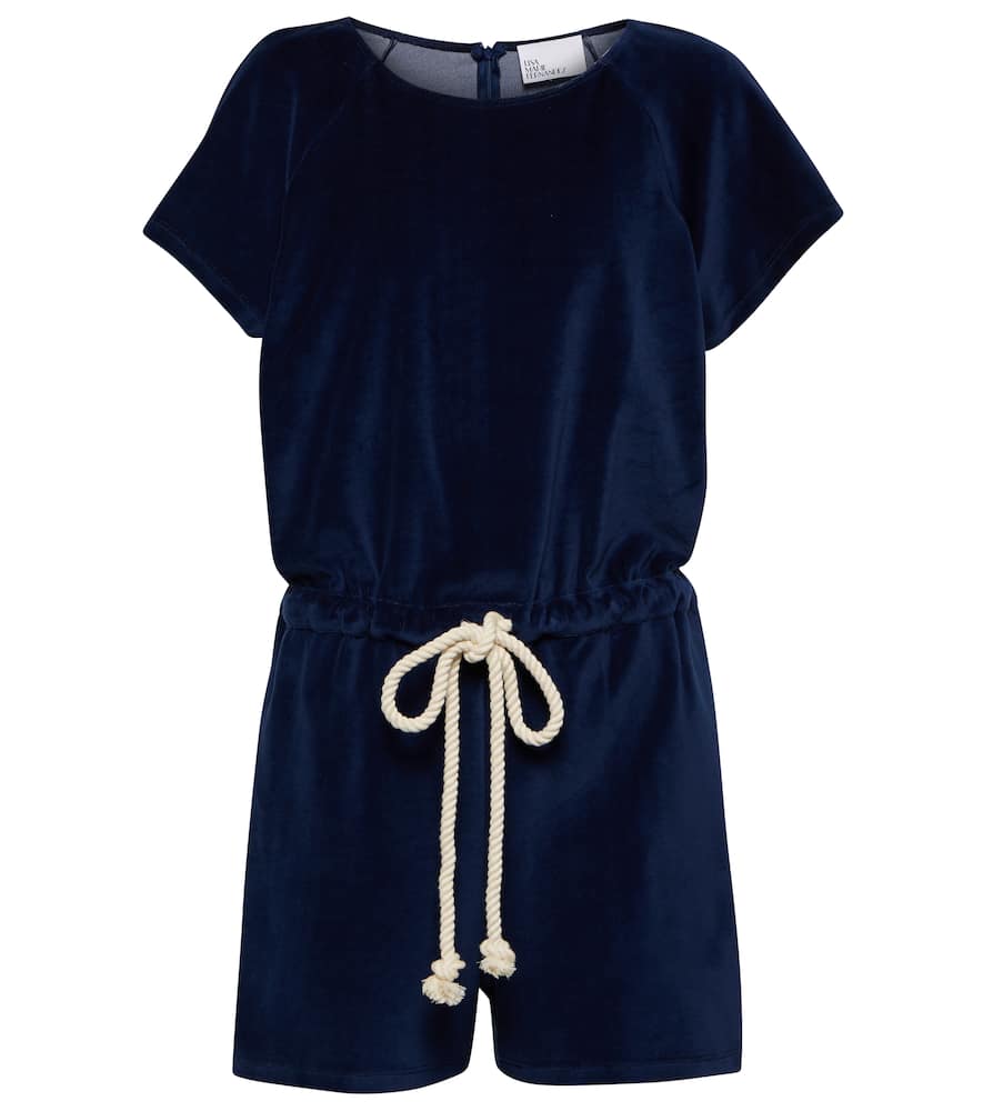 Lisa Marie Fernandez Tennis terry cloth playsuit