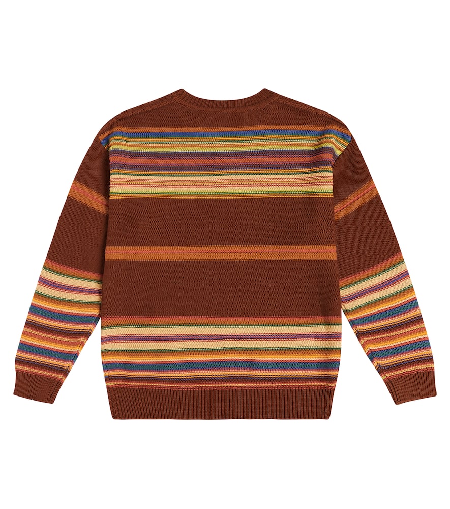 FACE LOGO条纹棉质毛衣