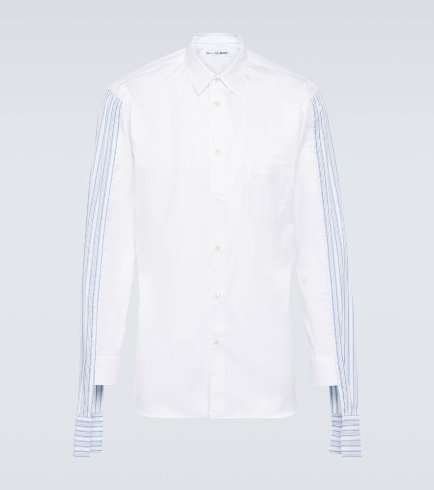 Comme des Garçons Shirt Striped cotton poplin shirt