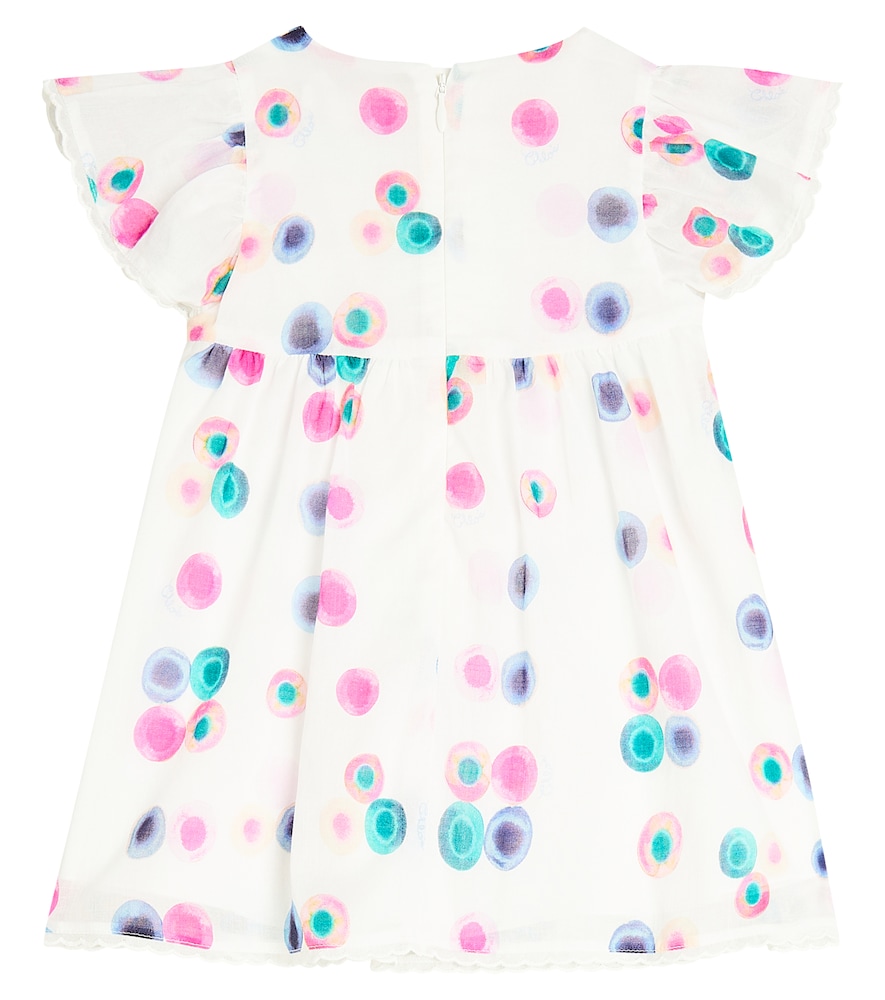  Chloe Kids Chloé Kids Baby Kleid Aus Baumwolle 