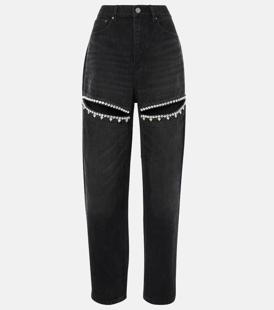 Area Jean straight dcoupes et ornements 612 €