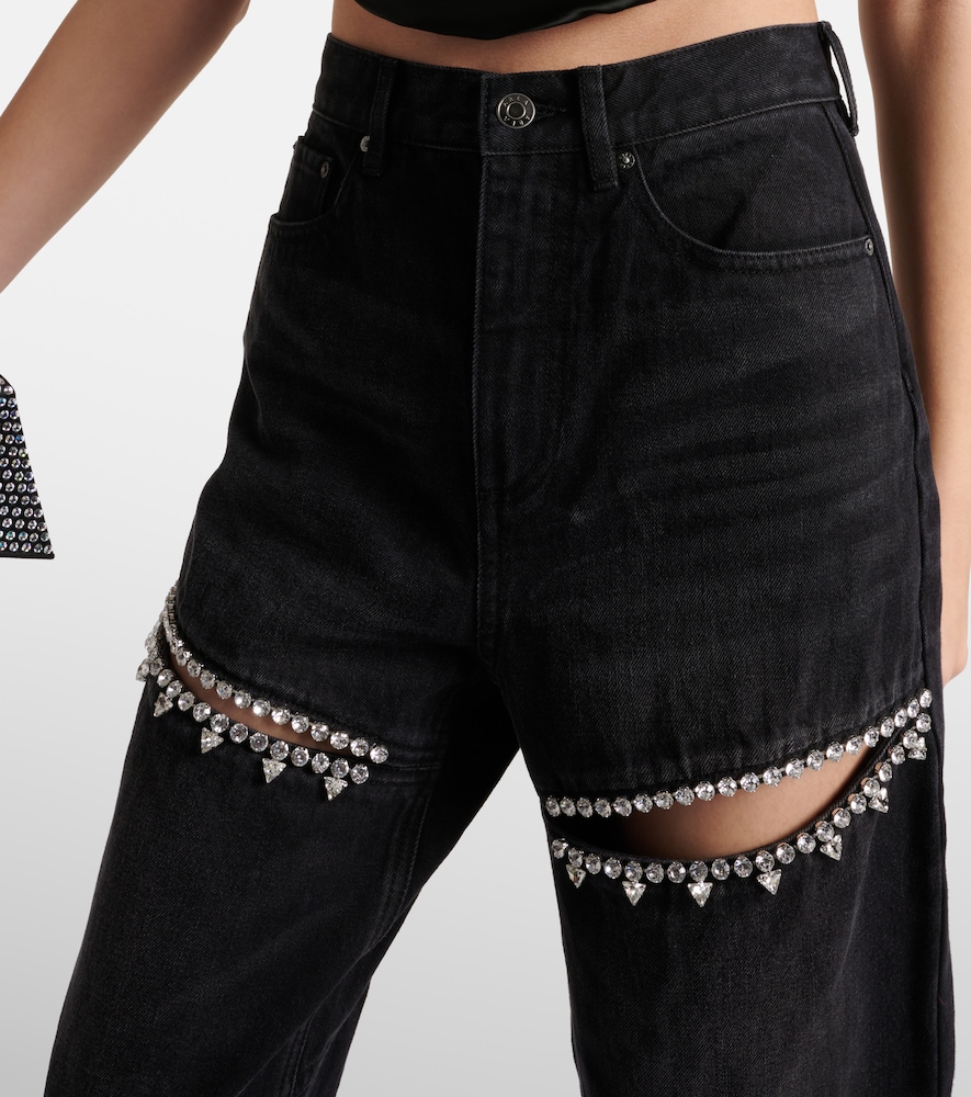 Area Area Verzierte Straight Jeans 