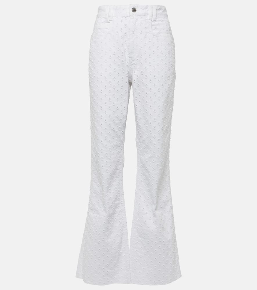 Isabel Marant Alvira High-rise Straight Jeans In White