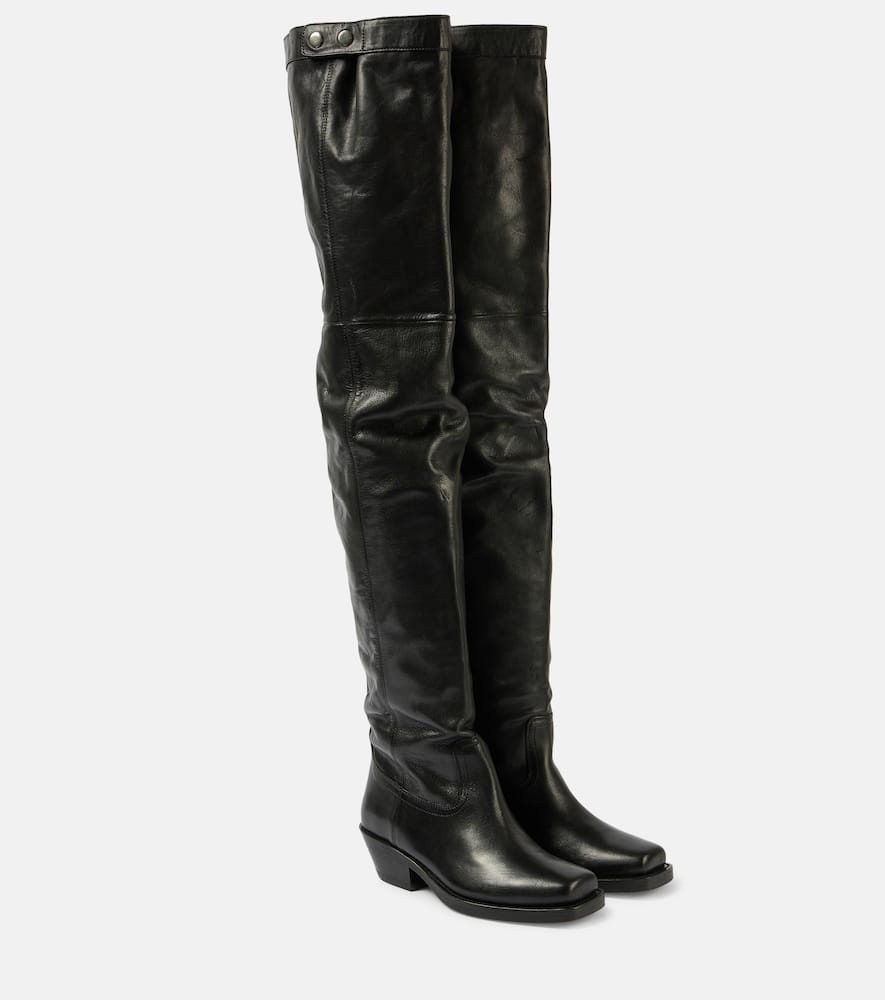 Amati leather knee-high boots