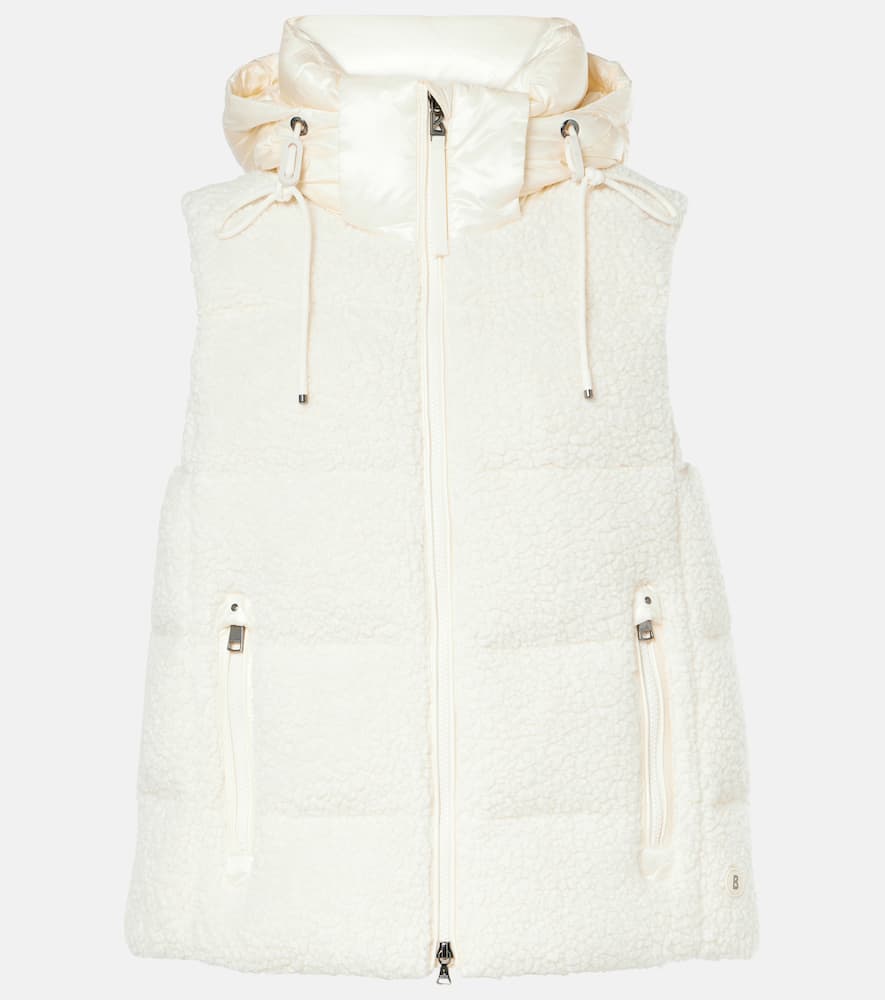 Bogner Falka teddy wool-blend down vest