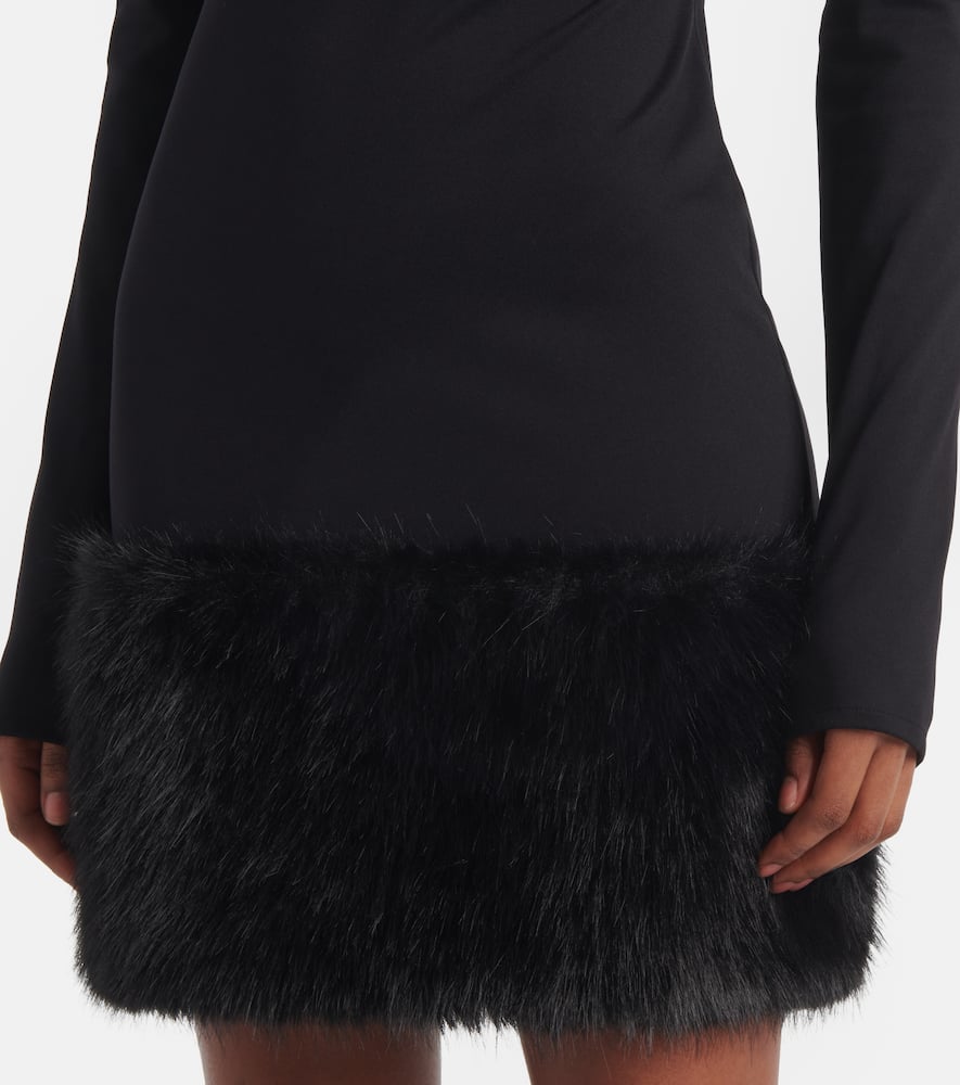 Prada Abito In Jersey Nero Donna In Schwarz