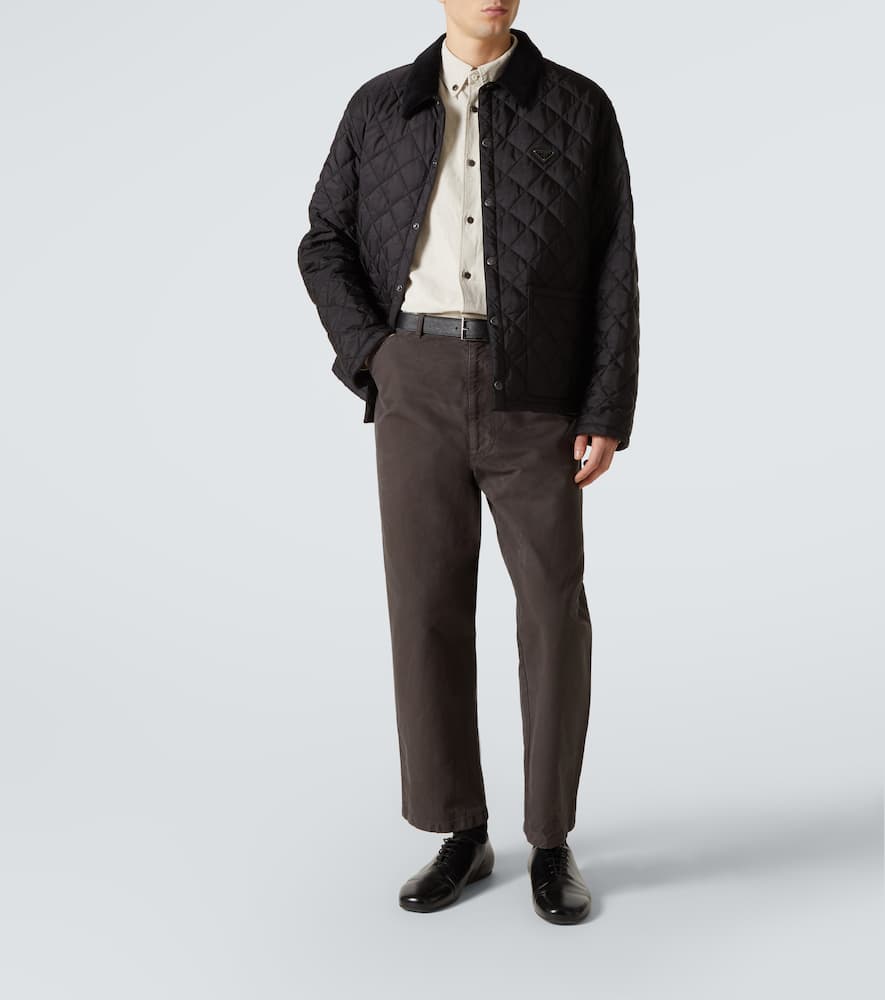 Prada Shirts With Long Sleeves And Chest Pocket In Beige