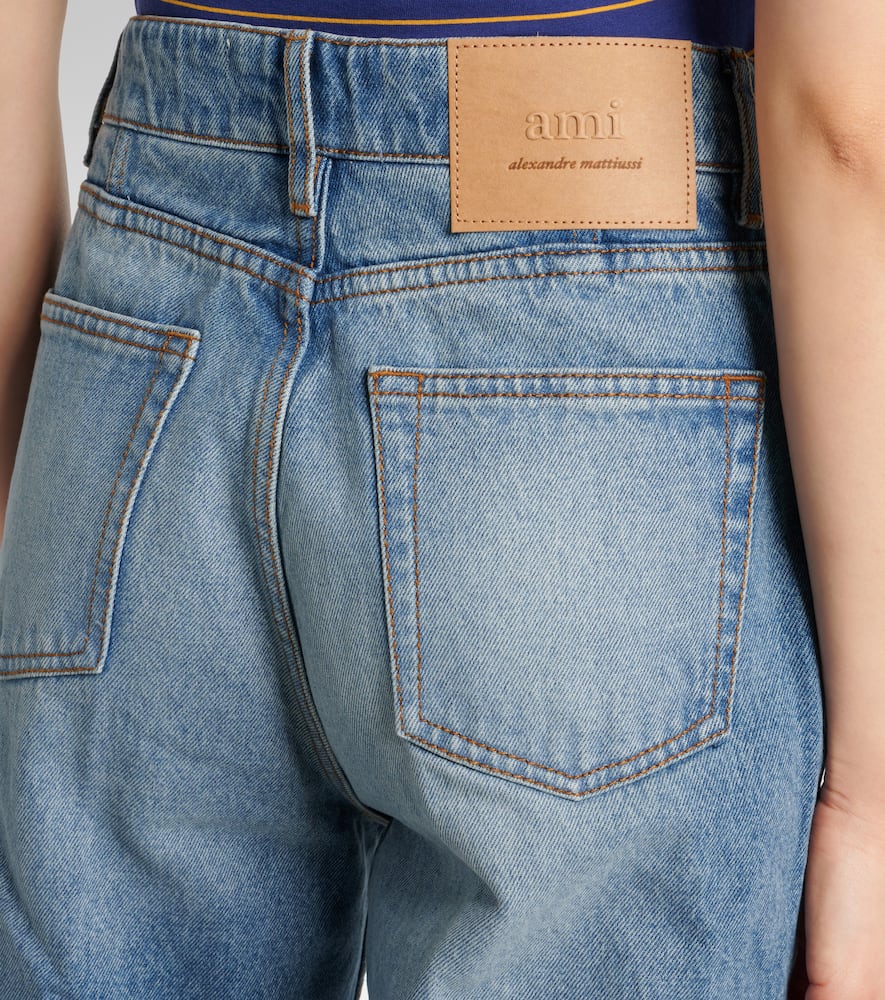 Ami Alexandre Mattiussi High-rise Flared Jeans In Blue