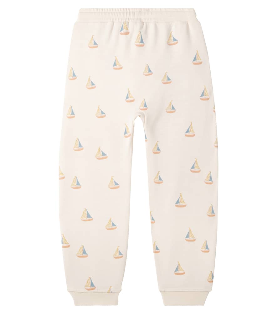 Rylee + Cru Printed Cotton-blend Fleece Sweatpants In Multicoloured