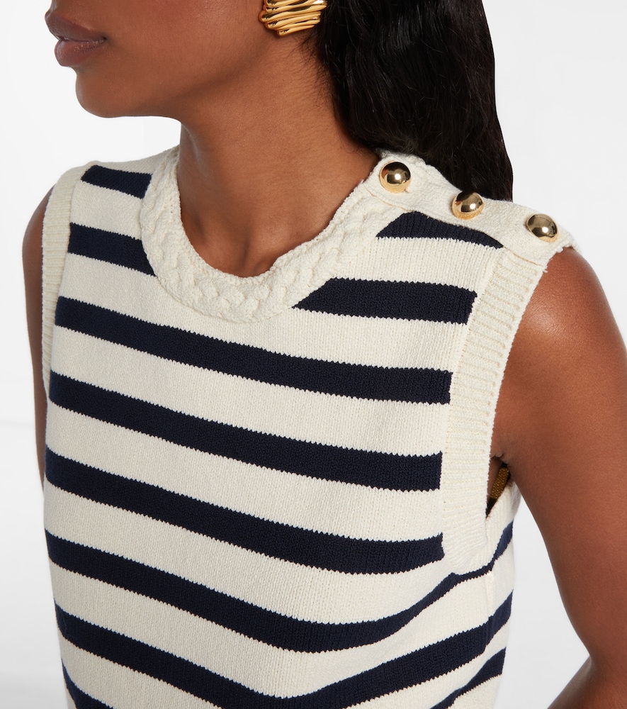  Frame Frame The Harbor Cotton-blend Sweater Vest 