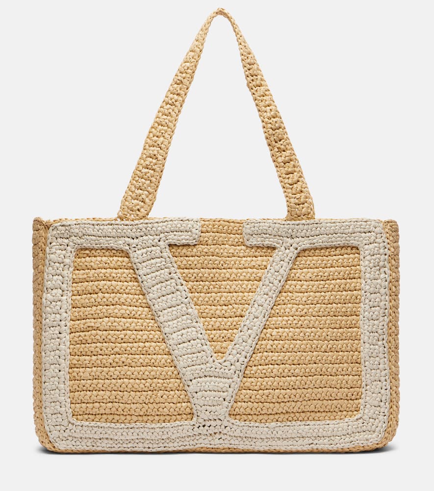 トートバッグ Valentino Garavani Viva Superstar Large Tote Bag Valentino Garavani Viva Superstar Large VLOGO Canvas Tote