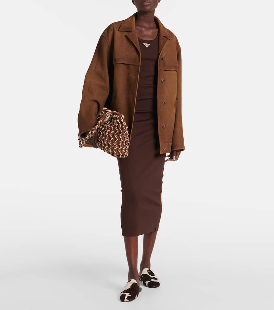 Prada Brown Cotton Dress