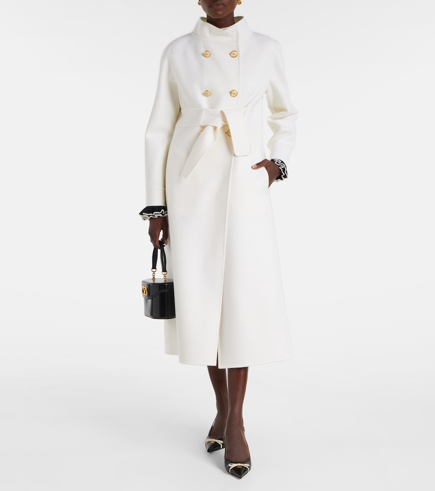 Valentino Belted wool and cashmere coat