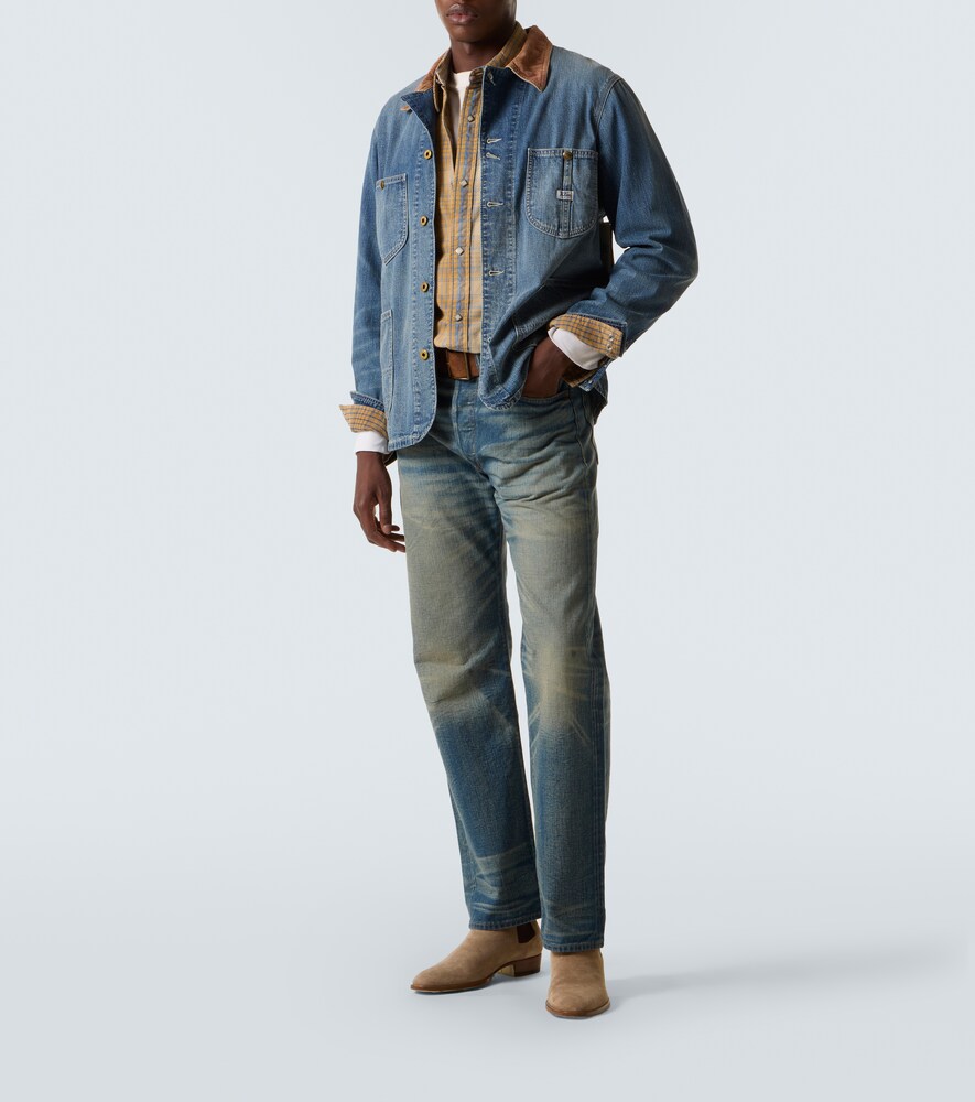  Rrl Rrl Mid-rise Straight Jeans 