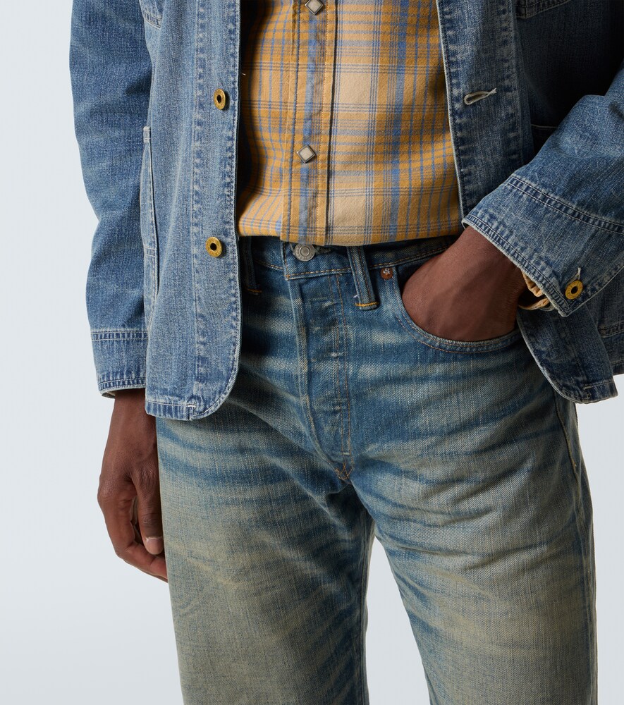  Rrl Rrl Mid-rise Straight Jeans 