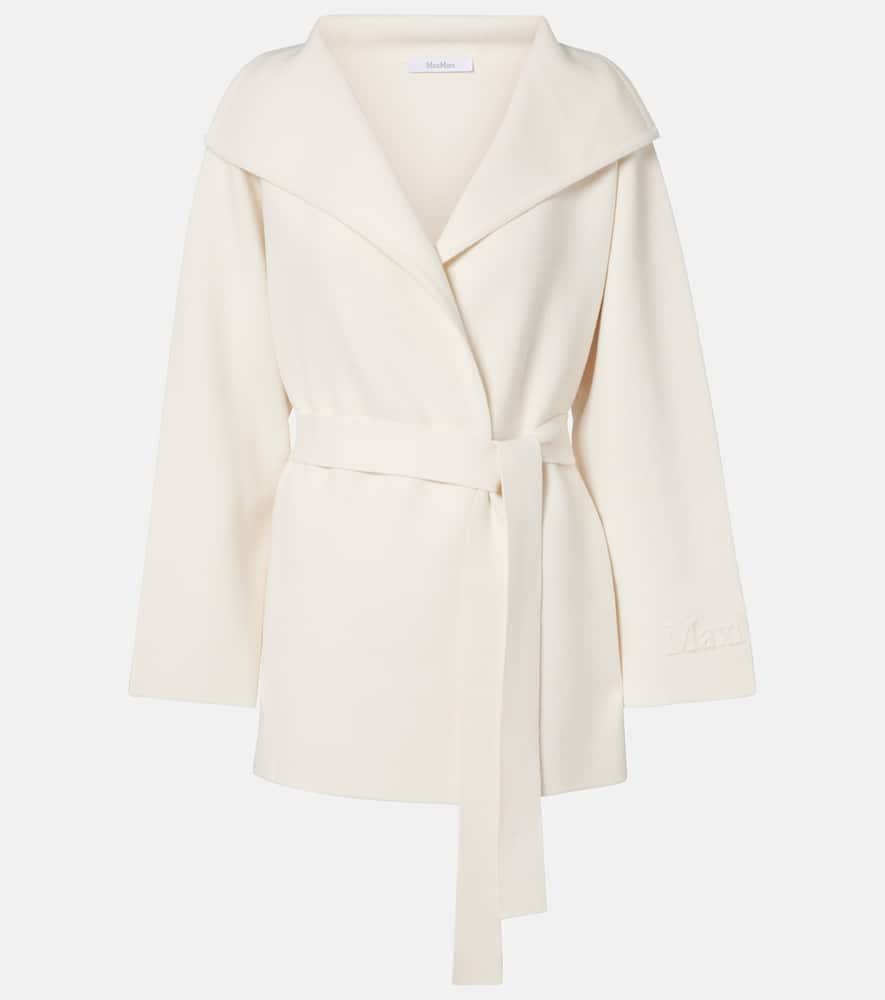 Max Mara Rea Belted Coat In Neutral