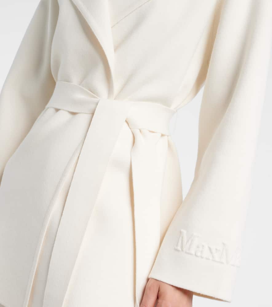 Max Mara Rea Belted Coat In Neutral