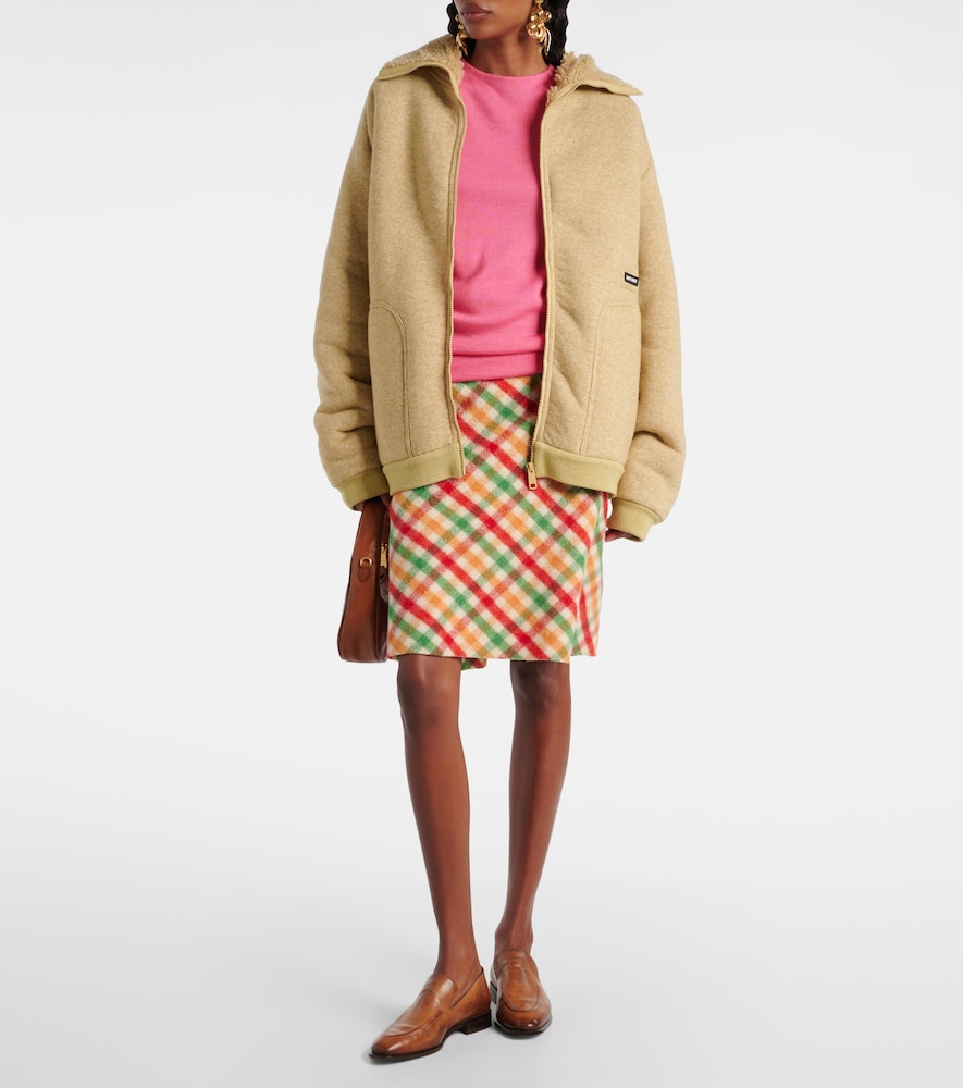  Miu Miu Miu Miu Top Aus Kaschmir Und Seide 
