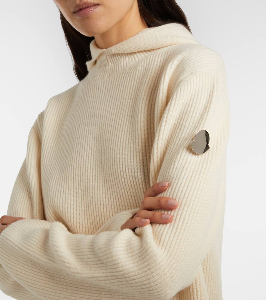 Moncler Genius X Jil Sander Virgin Wool Sweater In White