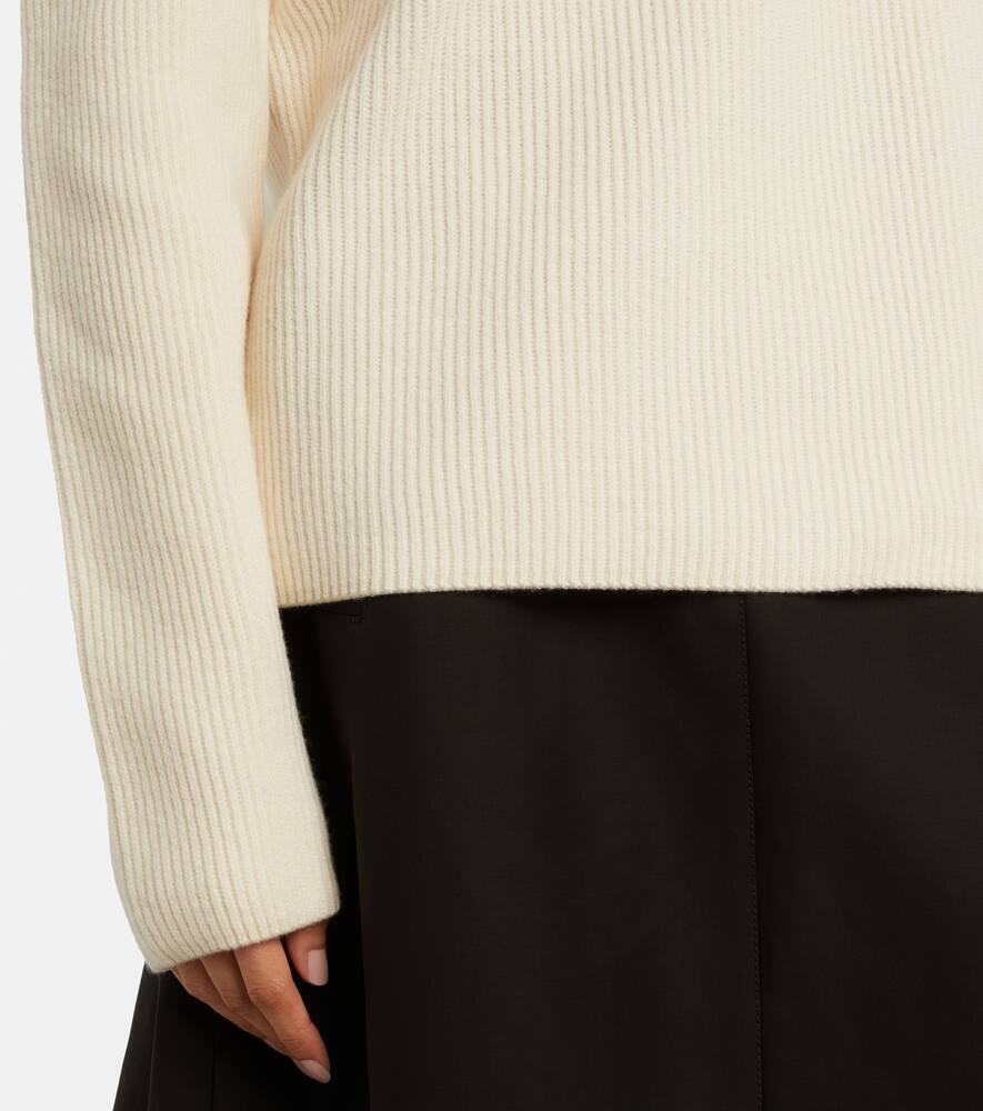Moncler Genius X Jil Sander Virgin Wool Sweater In White