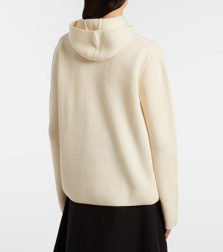 Moncler Genius X Jil Sander Virgin Wool Sweater In White