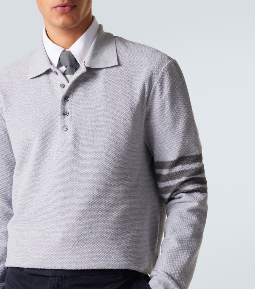 Thom Browne Thom Browne Polohemd 4-bar Aus Baumwoll-piqué 