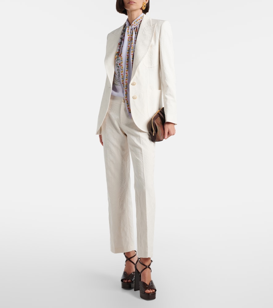  Etro Etro Blazer Aus Einem Baumwollgemisch 