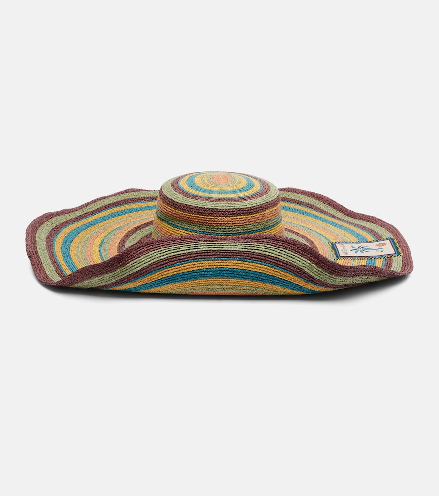 Alemais Women's Multicoloured Dusk Striped Raffia Sun Hat - Mytheresa