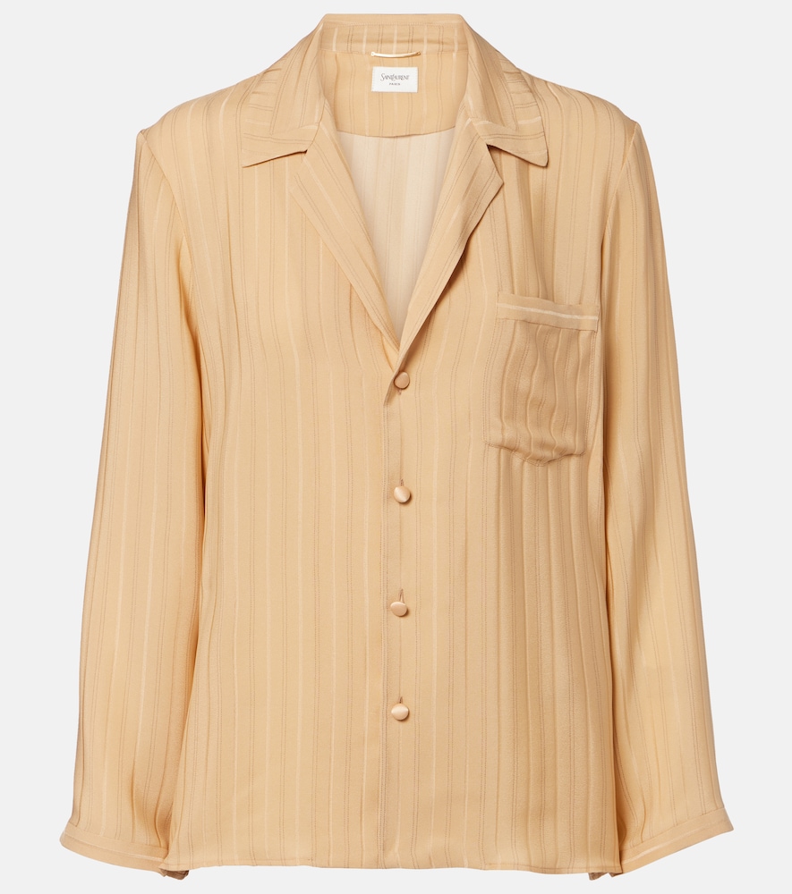 Saint Laurent Striped silk shirt