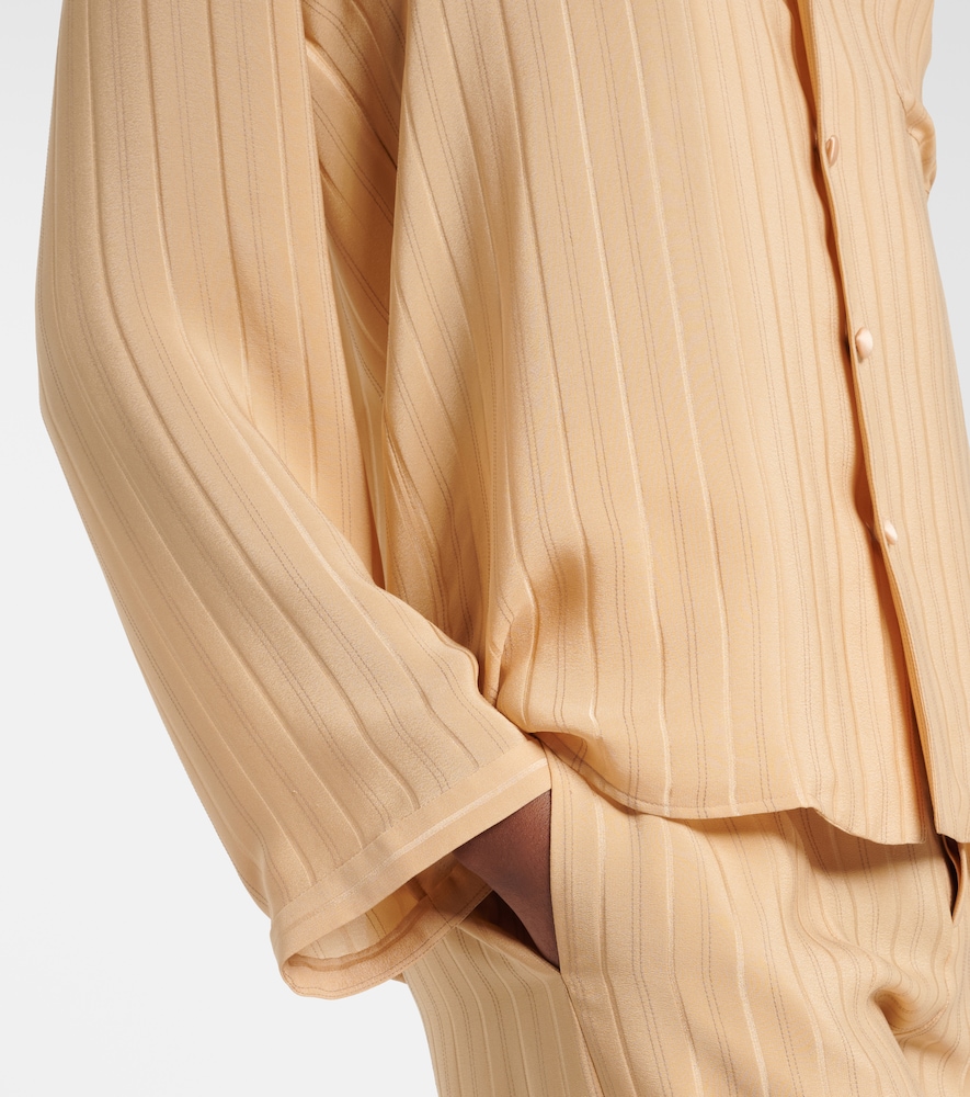 Striped Silk Shirt