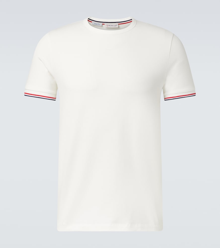 Moncler Cotton-blend jersey T-shirt