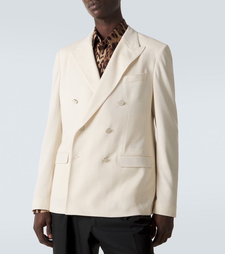  Dolce&gabbana Dolce&gabbana Blazer Taormina Aus Baumwoll-jersey 
