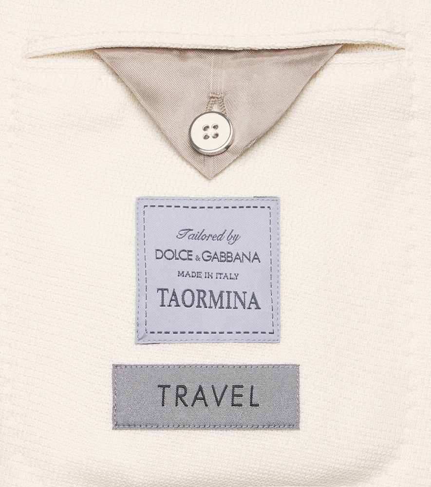  Dolce&gabbana Dolce&gabbana Blazer Taormina Aus Baumwoll-jersey 