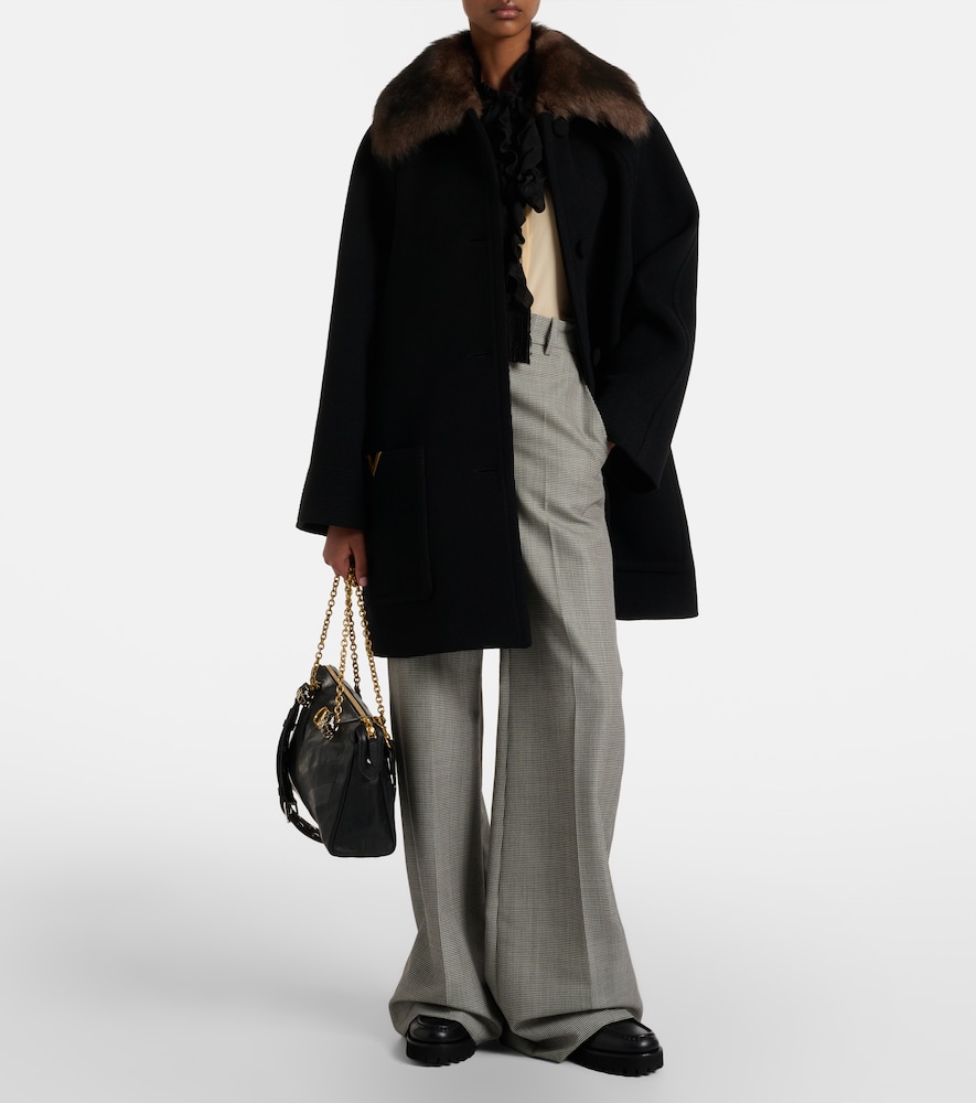 Garavani Vlogo Leather Platform Loafers
