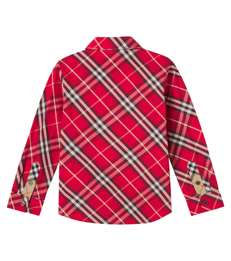  Burberry Kids Burberry Kids Hemd Burberry Check Aus Baumwolle 