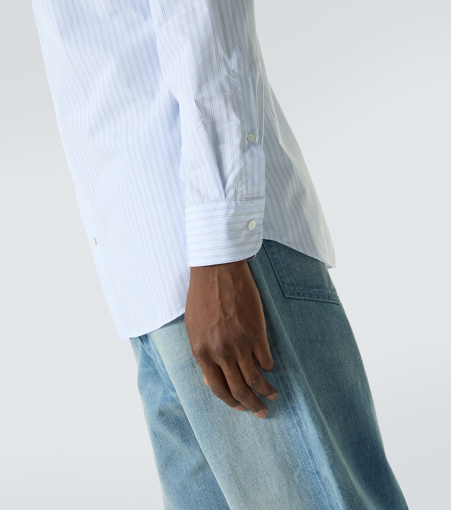  Lardini Lardini Striped Cotton Poplin Shirt 