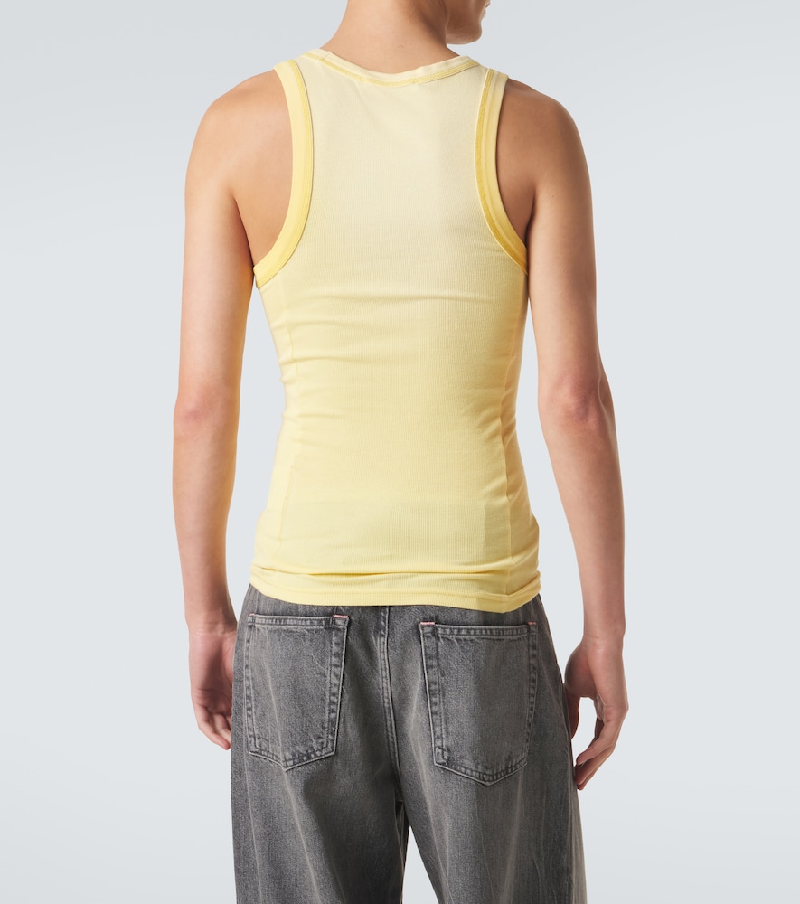  Acne Studios Acne Studios Logo Ribbed-knit Tank Top 