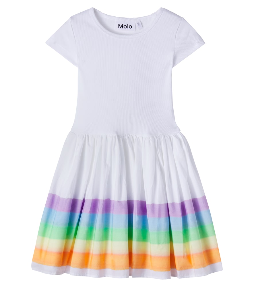 Molo Cissa Striped Cotton Blend Dress