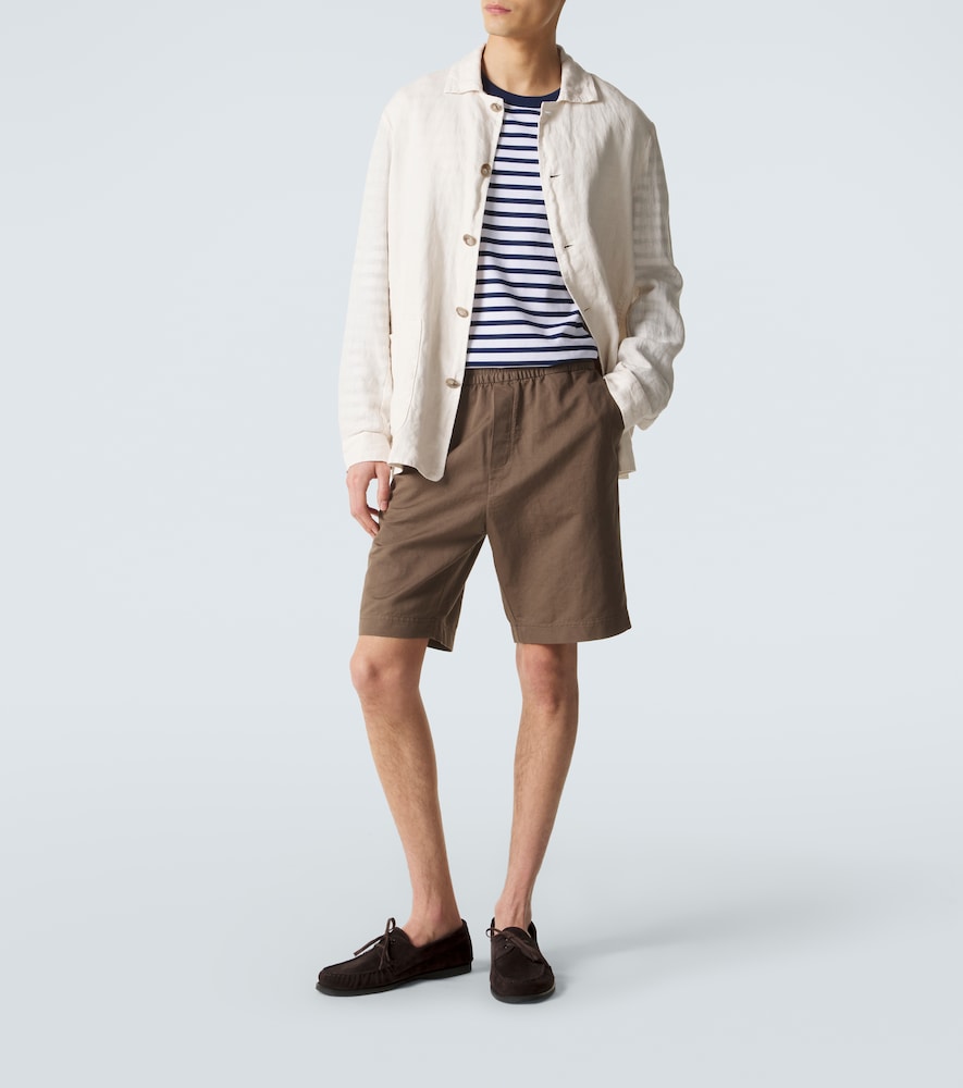  Sunspel Sunspel Cotton And Linen Shorts 