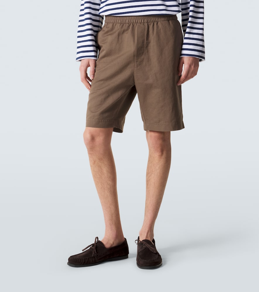  Sunspel Sunspel Cotton And Linen Shorts 