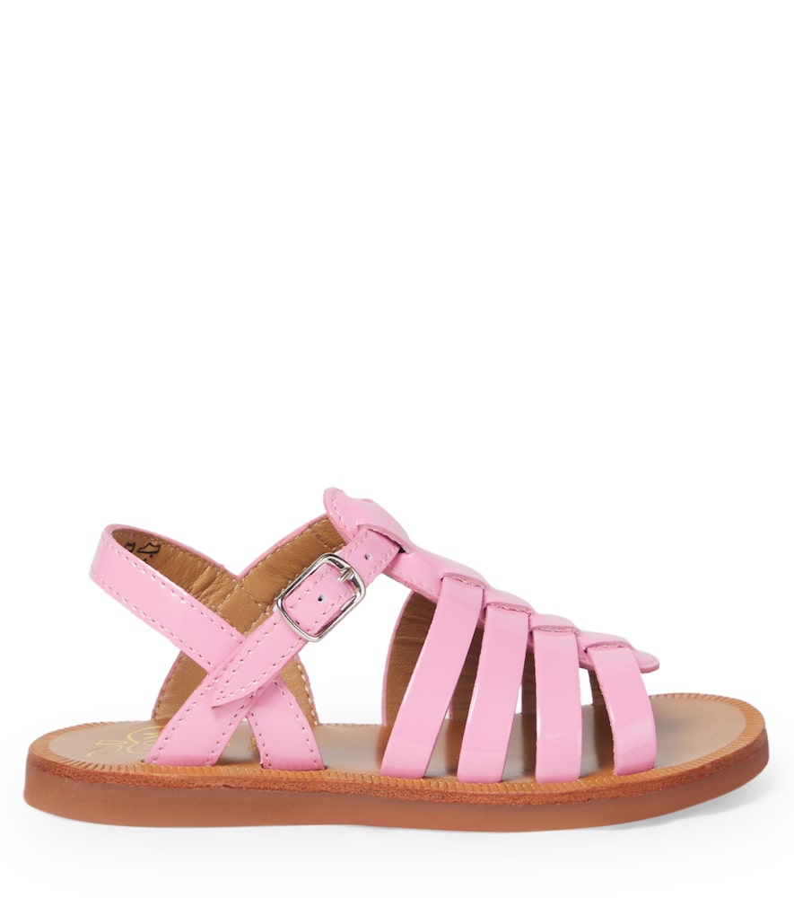  Pom D'api Pom D'api Sandalen Plagette Strap Aus Lackleder 