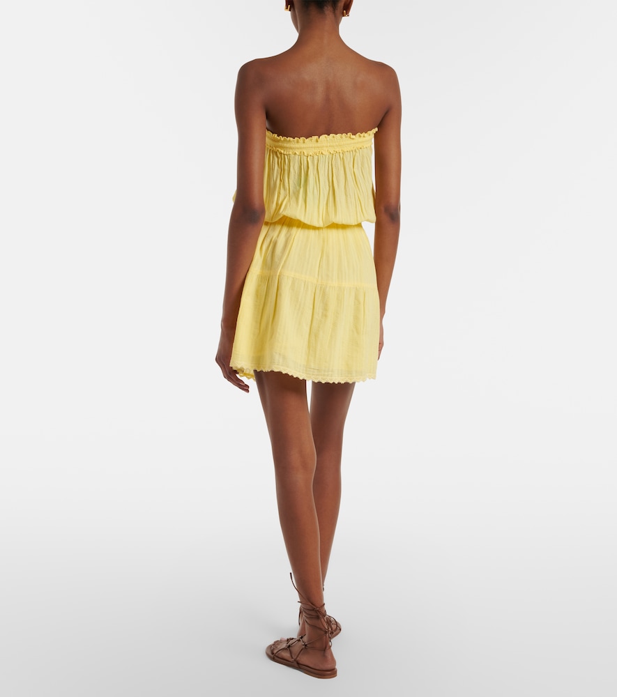  Melissa Odabash Melissa Odabash Besticktes Minikleid Colette Aus Baumwolle 