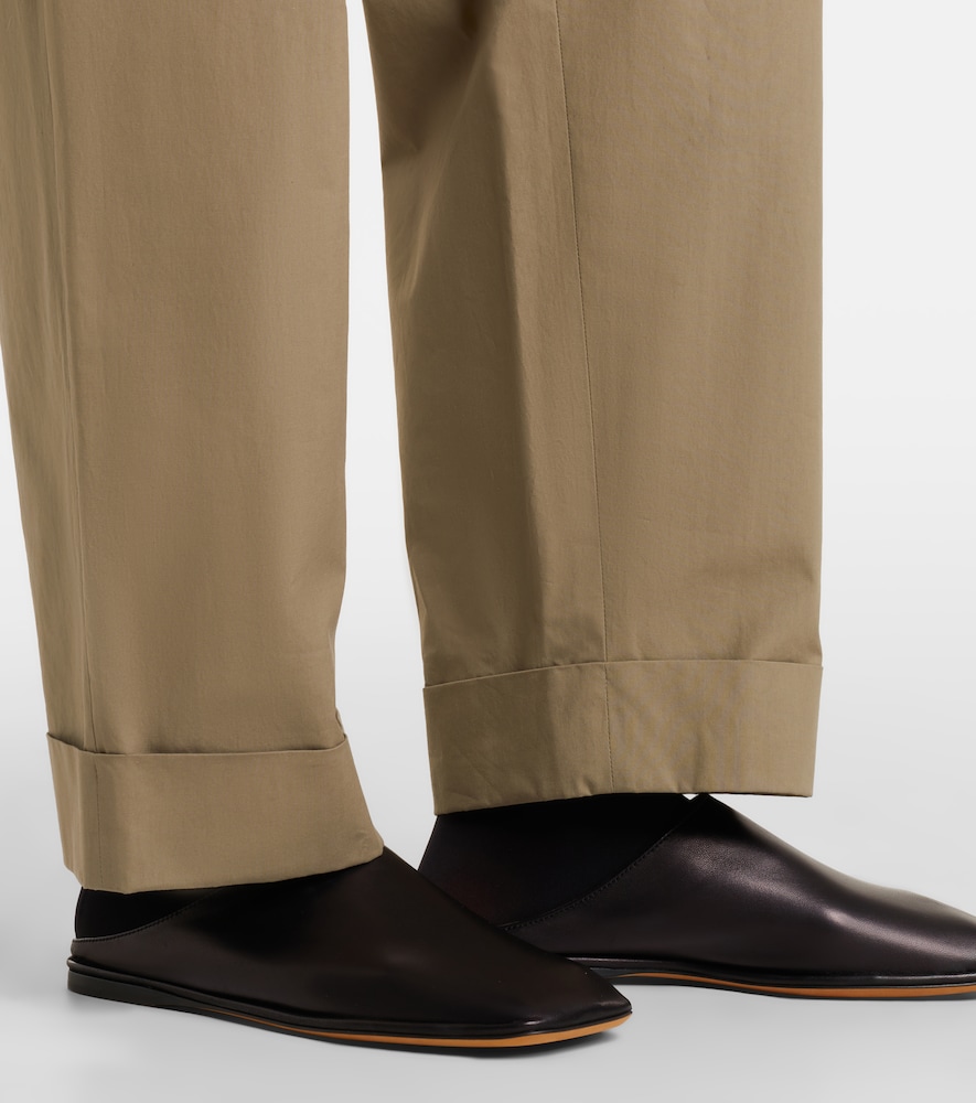 The Row Piper leather mules