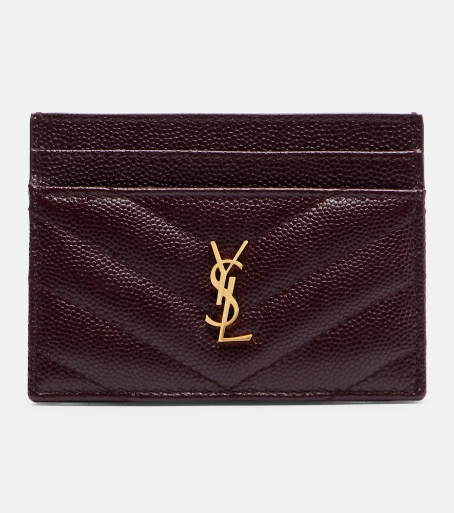 Saint Laurent Cassandre leather card holder