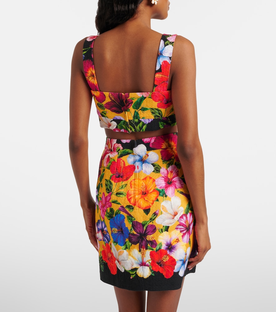Dolce&Gabbana Floral Crop Top