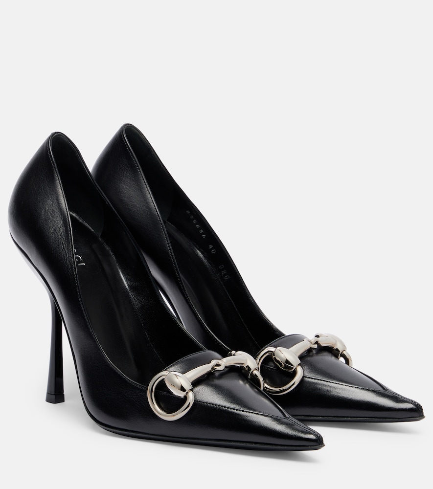 Pumps Avenue Horsebit aus Leder