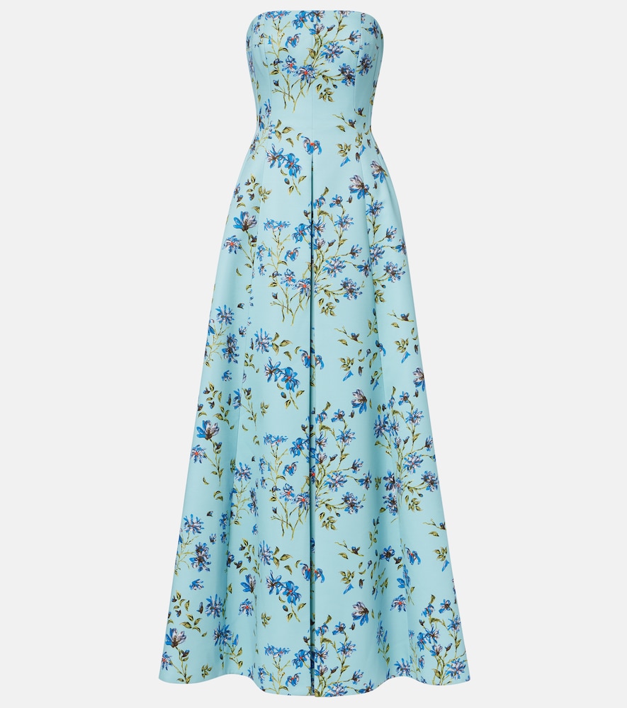 Emilia Wickstead Ragna floral taffeta faille gown | Thumbnail 6