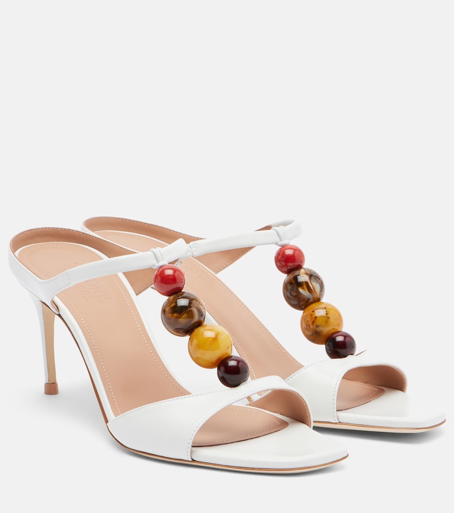 Malone Souliers Lena embellished leather mules